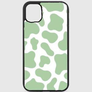 Green Cow Print Phone Case